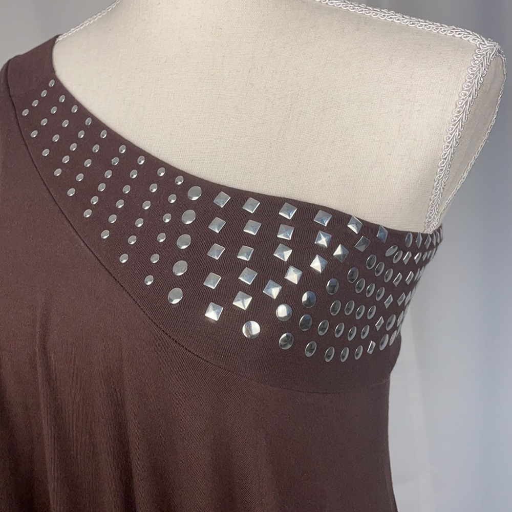 🤎TAKARA🤎ONE SHOULDER TOP, SMALL - Picture 5 of 12
